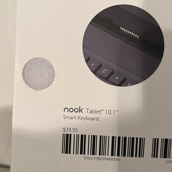 Barnes‎ & Noble Nook Cover Stand Black -Samsung Galaxy Tab E Nook Case (new/x) - Picture 2 of 10